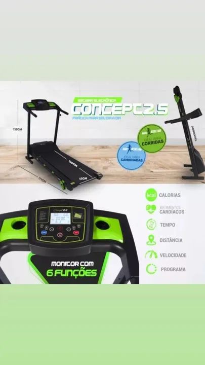 Esteira Elétrica Dream Fitness 2.5 Concept - Foto 6