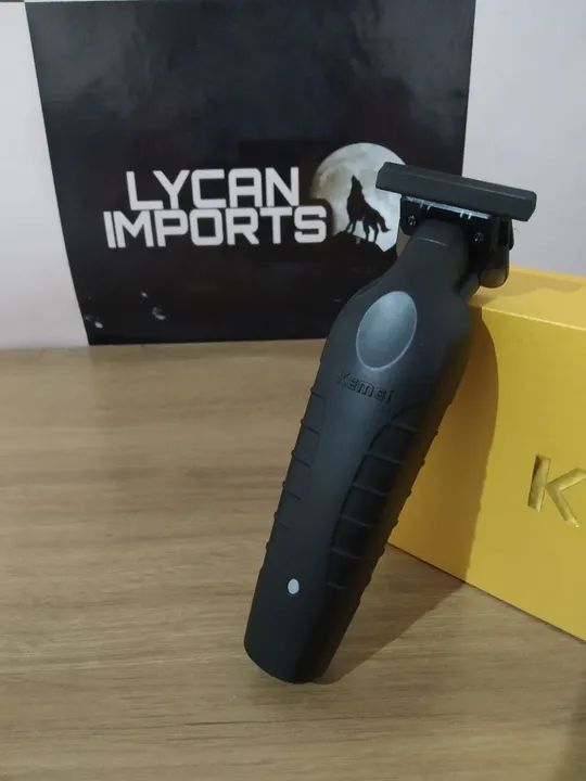 Máquina Kemei Profissional Black Trimmer - Foto 4
