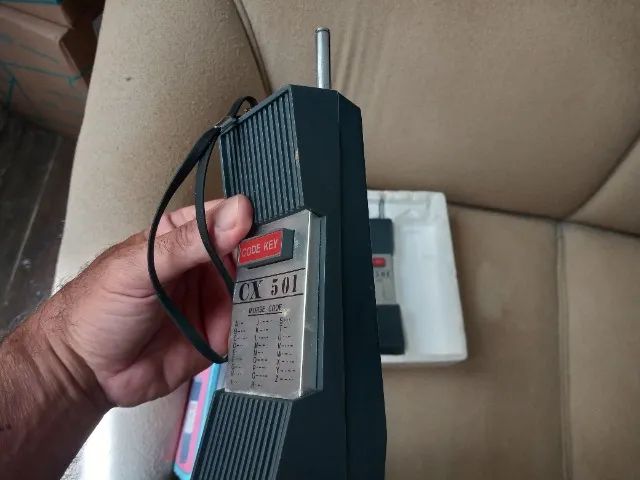 Walkie talkie solid state antigo novo, nunca usado    - Foto 4