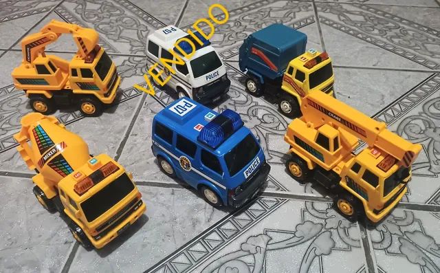 Coleção Carrinhos Botões Eletrônicos Chinês 