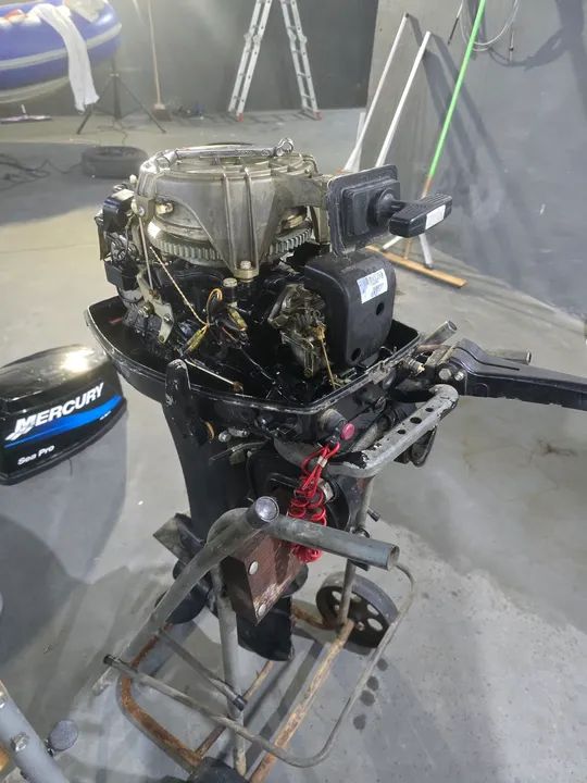 Motor de Popa Mercury 25hp sea Pro ano 2005 - Foto 4