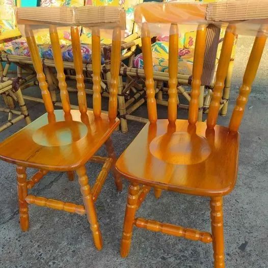 Cadeira Rustica Torneado Madeira Eucalipto - A Pronta Entrega - Foto 3