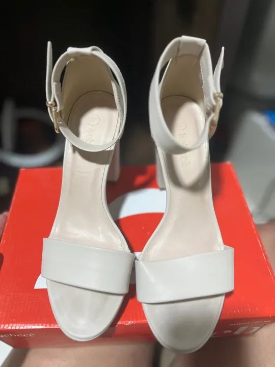Sandália Feminina Bebecê  Off White - Foto 5