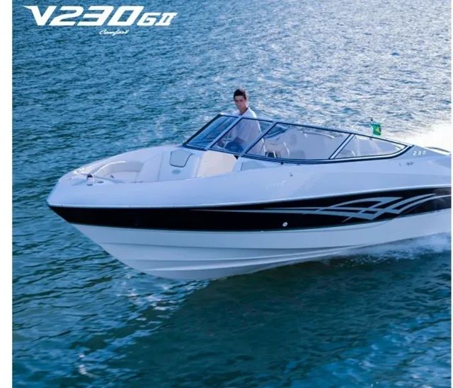 Lch Ventura de 23 pés,motor 250 hp Mercury opitimax pro XS econômico. - Foto 8