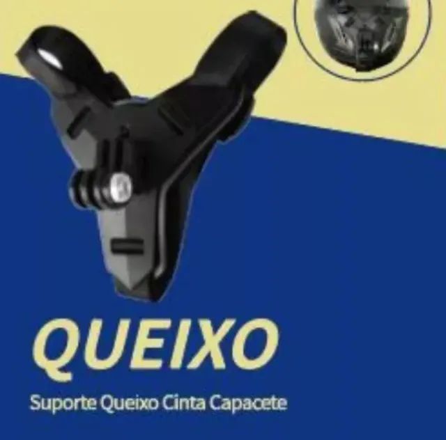 Suporte de Queixo capacetes Gopro Sjcam Osmo  - Foto 4
