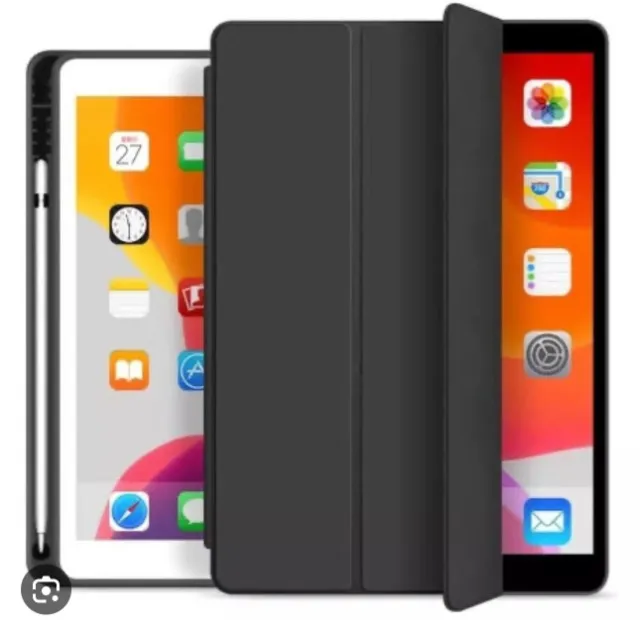 Capa para IPad 9 ou 10 ou Air Até 12X ( Com Compartimento para a Caneta )