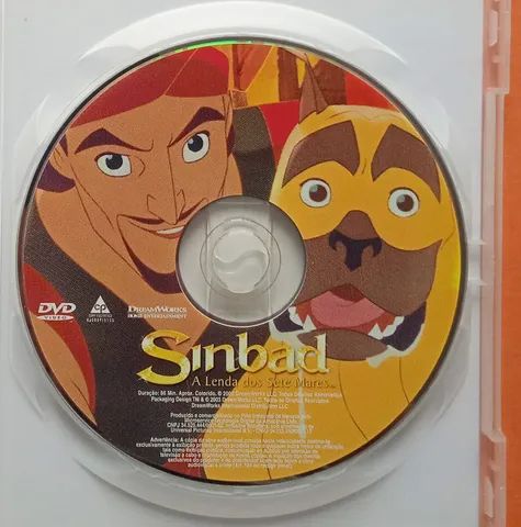 Dvd Sinbad A Lenda dos Mares  - Foto 2