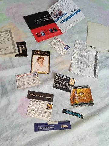 Lote encartes labels capas de manual etc sistema games antigos veja leia