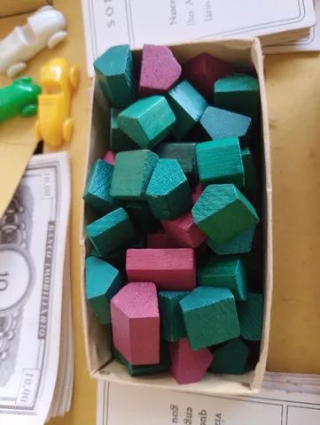 Antigo jogo Banco Imobiliário da ESTRELA ano de 1969. Incompleto. - Foto 5