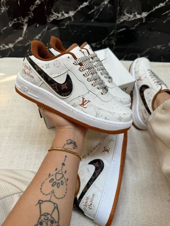 Tênis Nike Air Force 1 LV  Customizado linha PREMIUM SEMPRE ENTREGANDO MUITO ESTILO  - Foto 2