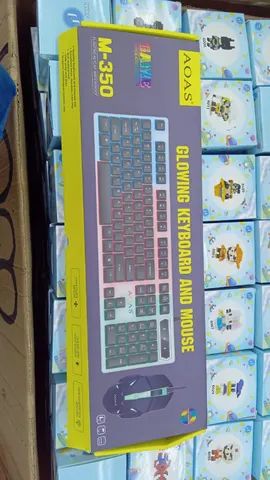 Kit Teclado e Mouse Luminoso $100