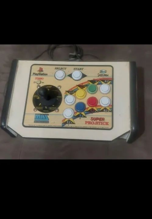 Controle Arcade MAS Multi Arcade System SUPER PRO STICK EUA para PS1 e PS2 - Foto 2