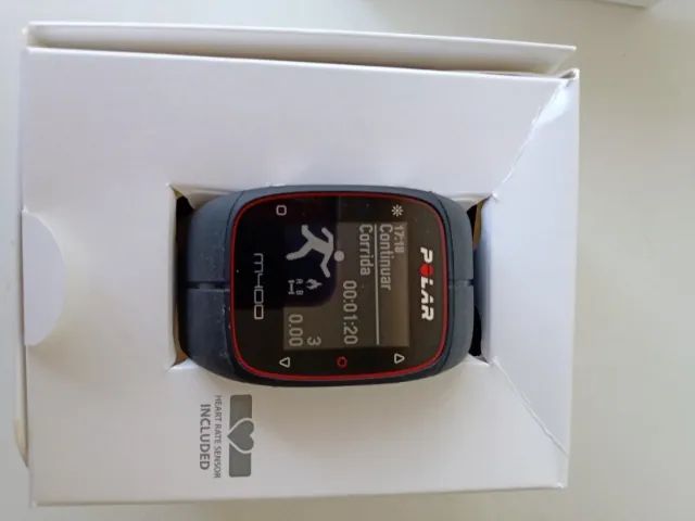 Relógio esportivo, marca Polar,  Monitor Cardíaco Modelo M400 Super profissional cor preto - Foto 3