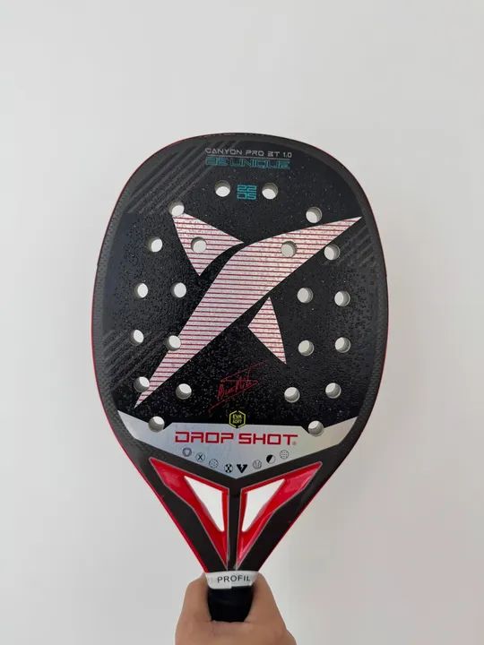 Raquete De Beach Tennis Drop Shot Canyon Pro 1.0 Bt