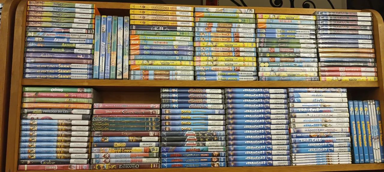 Coleção de DVDs Infantis - Diversos Desenhos e Filmes