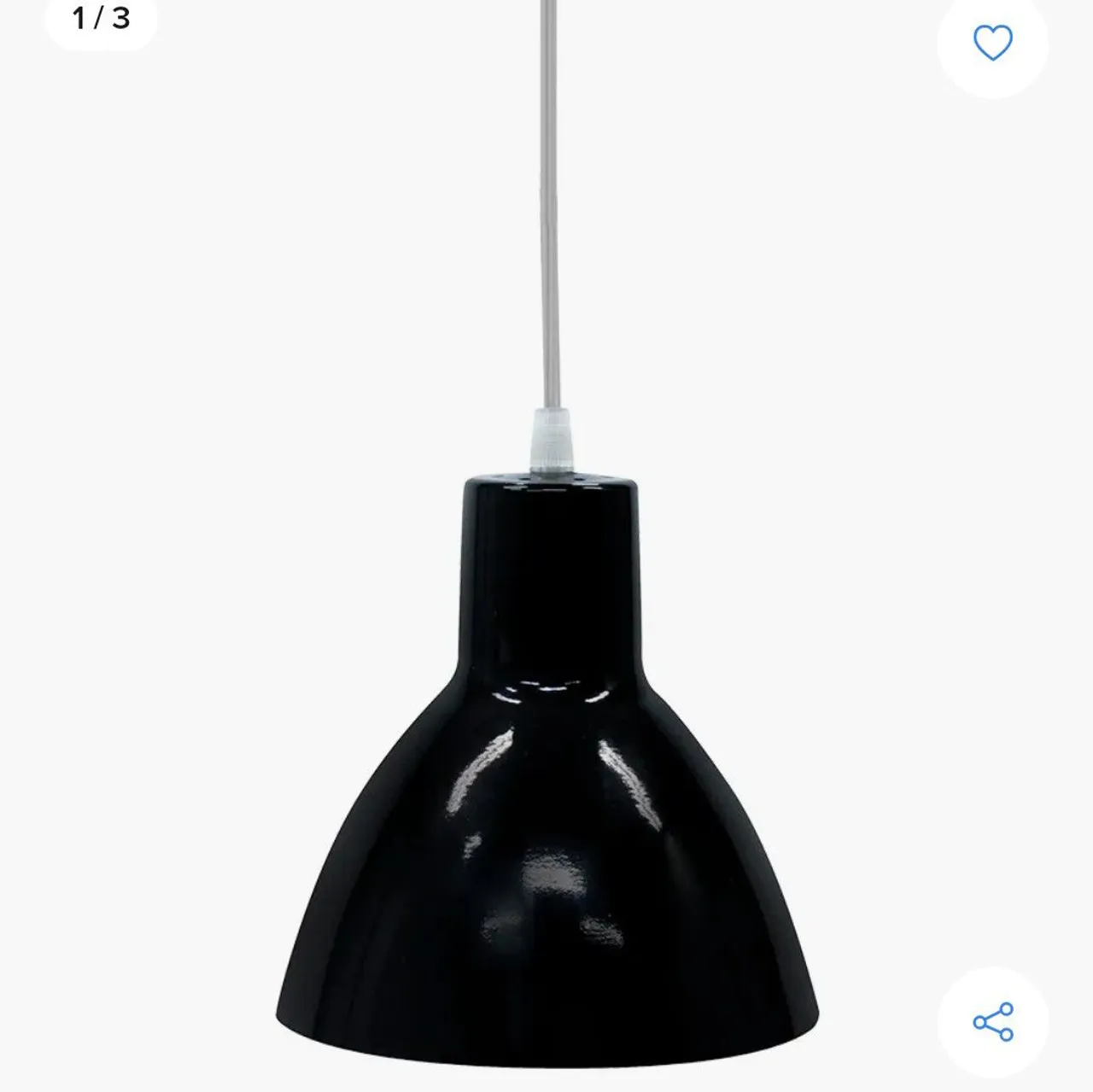 Pendente Preto Moderno