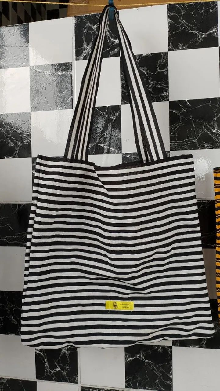 Bolsas de ombro listradas, diversas cores! - Foto 4