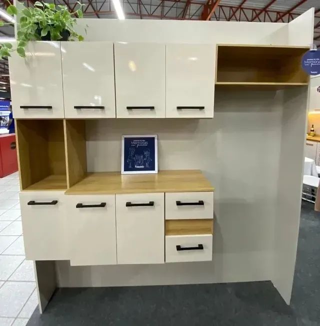 Armário suspenso niciole freijo off (produto novo de fabrica)
