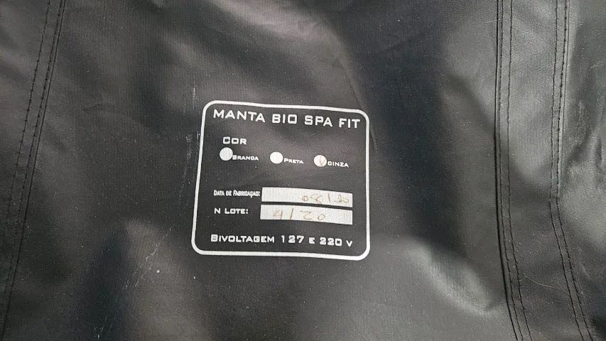 Manta Térmica Bio Spa Fit Infravermelho Estética Corpo 160x80cm - Foto 3