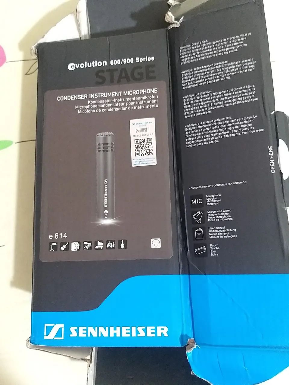 Microfone Sennheiser e 614 - Qualidade profissional - Foto 2