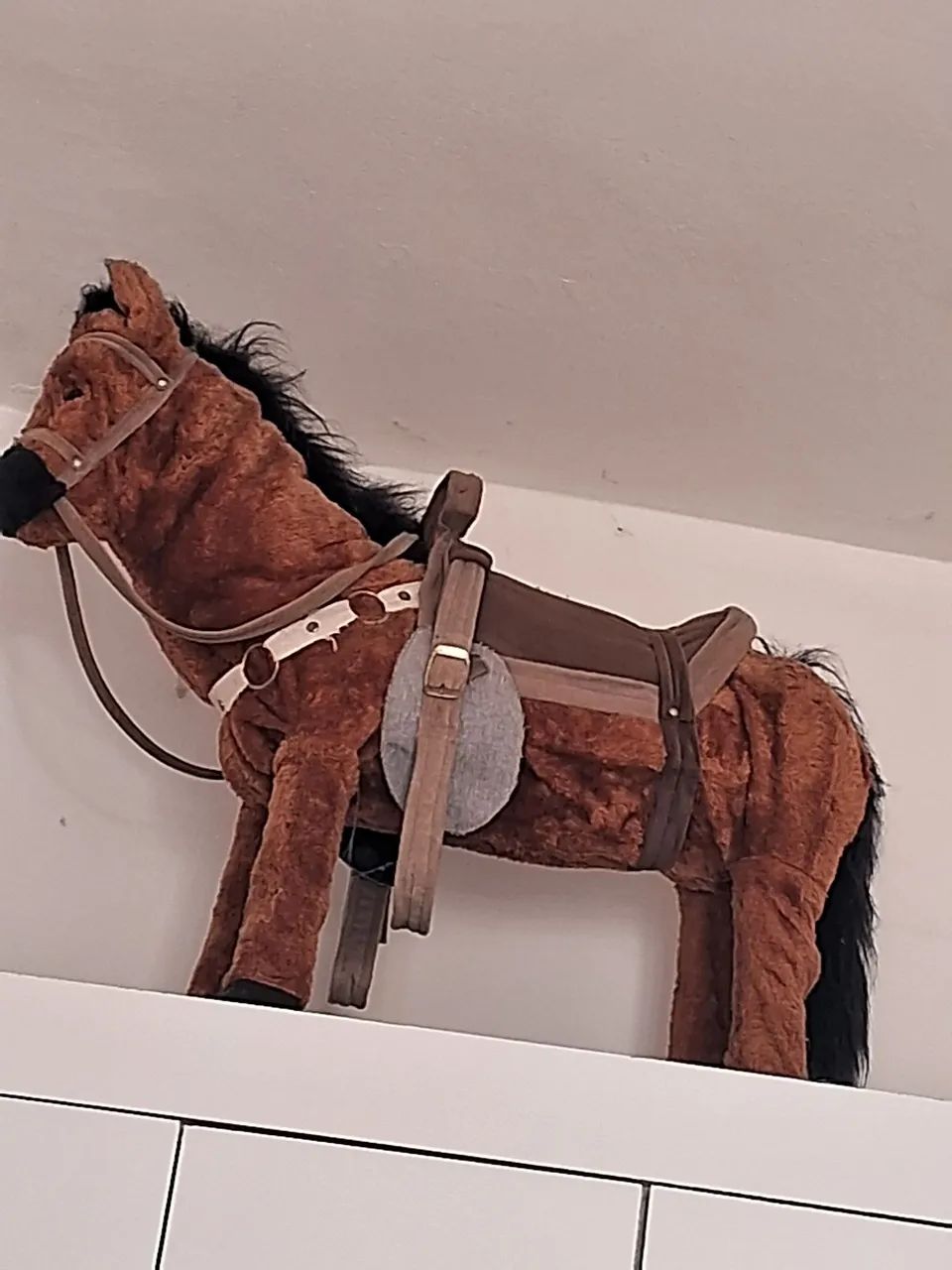 Cavalo de Pelúcia Decorativo