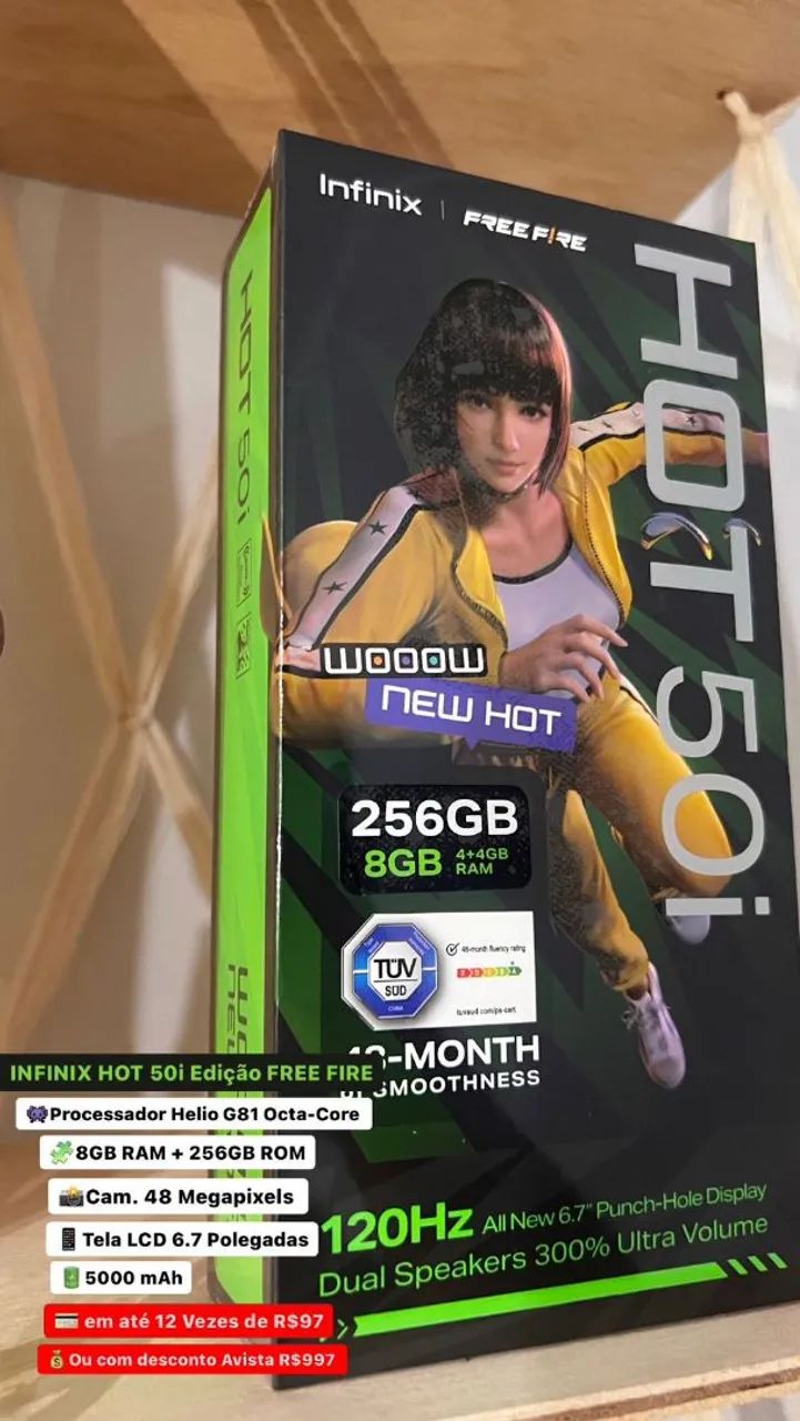 Celular Infinix Note 50i 8/256 GB Lacrado  - Foto 2