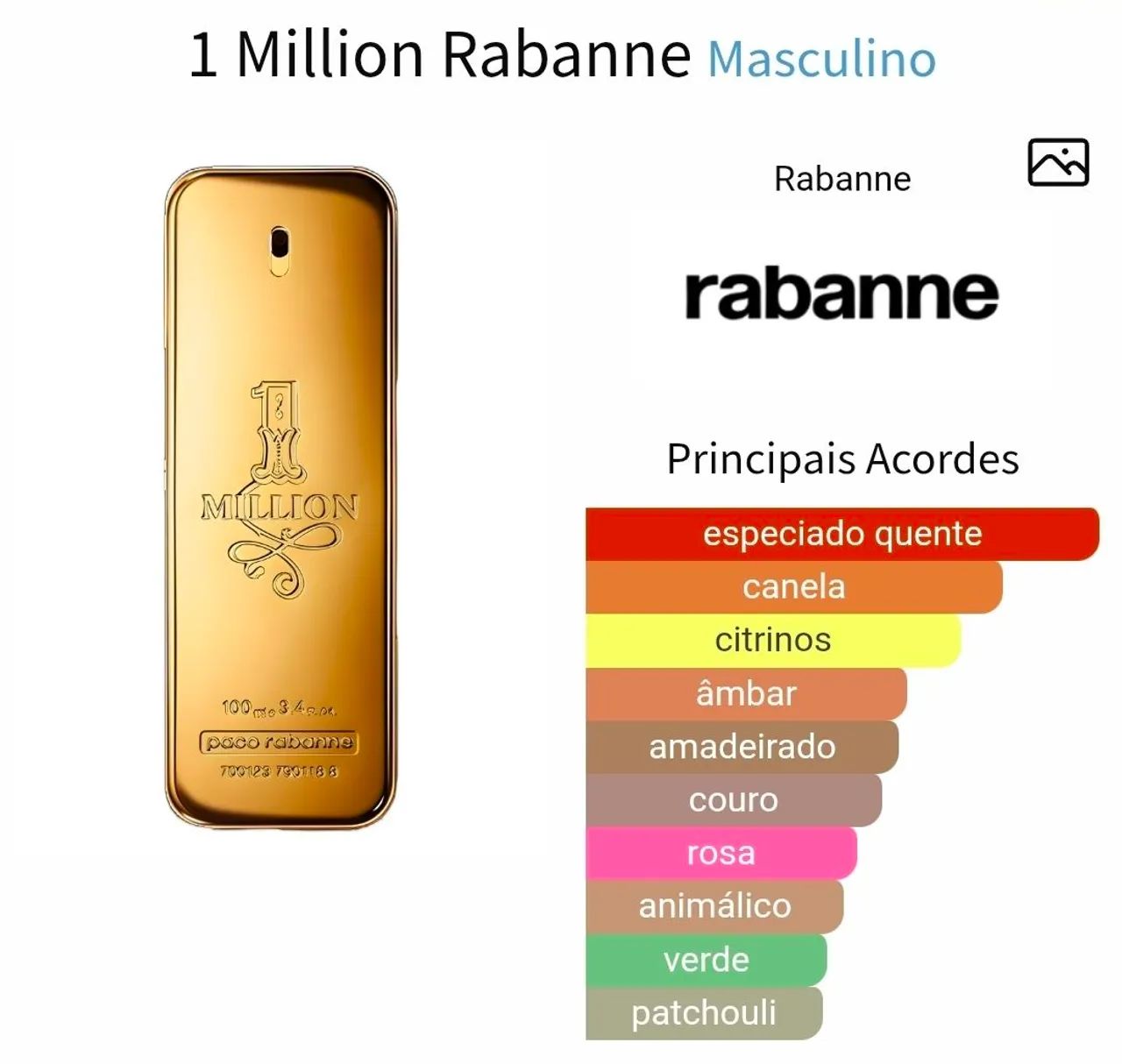 Perfume One Million edt 200 ml - Paco Rabanne  - Foto 6