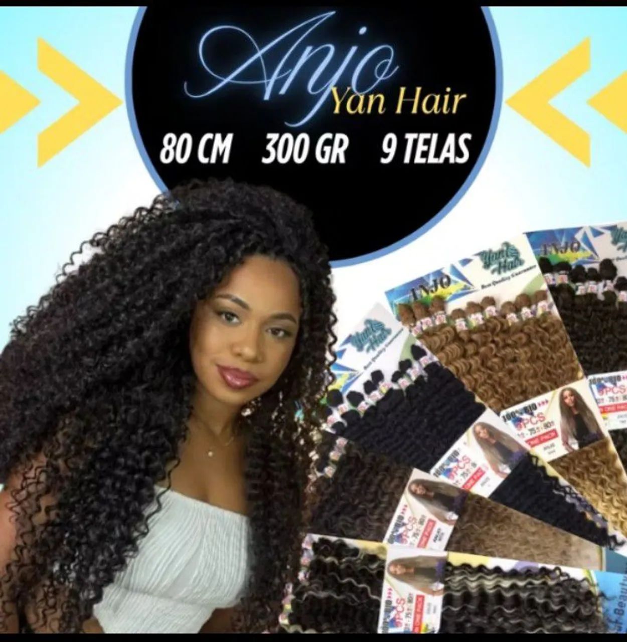 Mega Hair Ser Mulher 8 PCS - 100% Fibra Orgânica - Foto 2