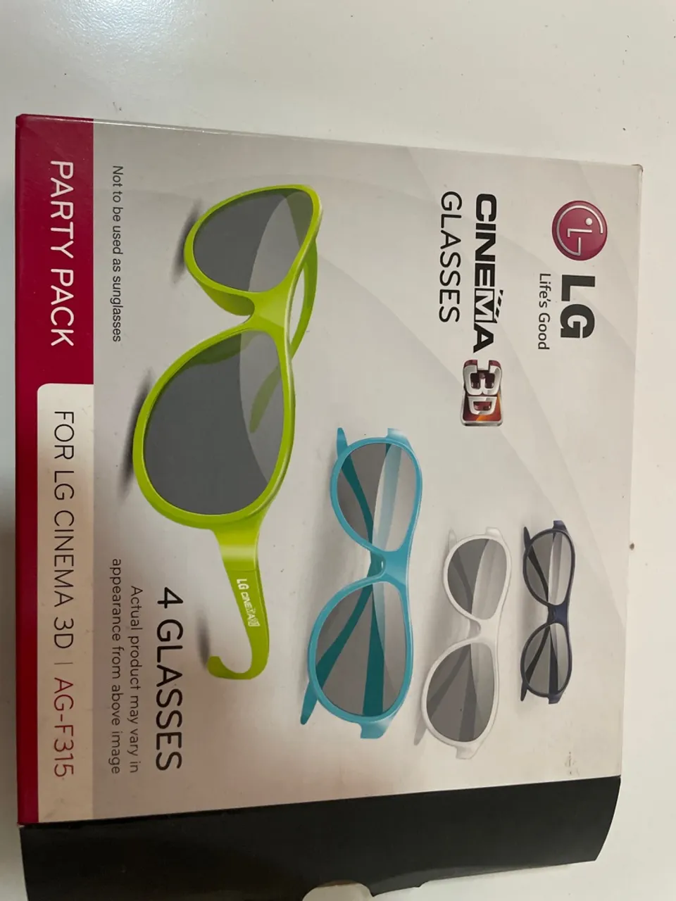 Óculos 3D LG Cinema - Party Pack