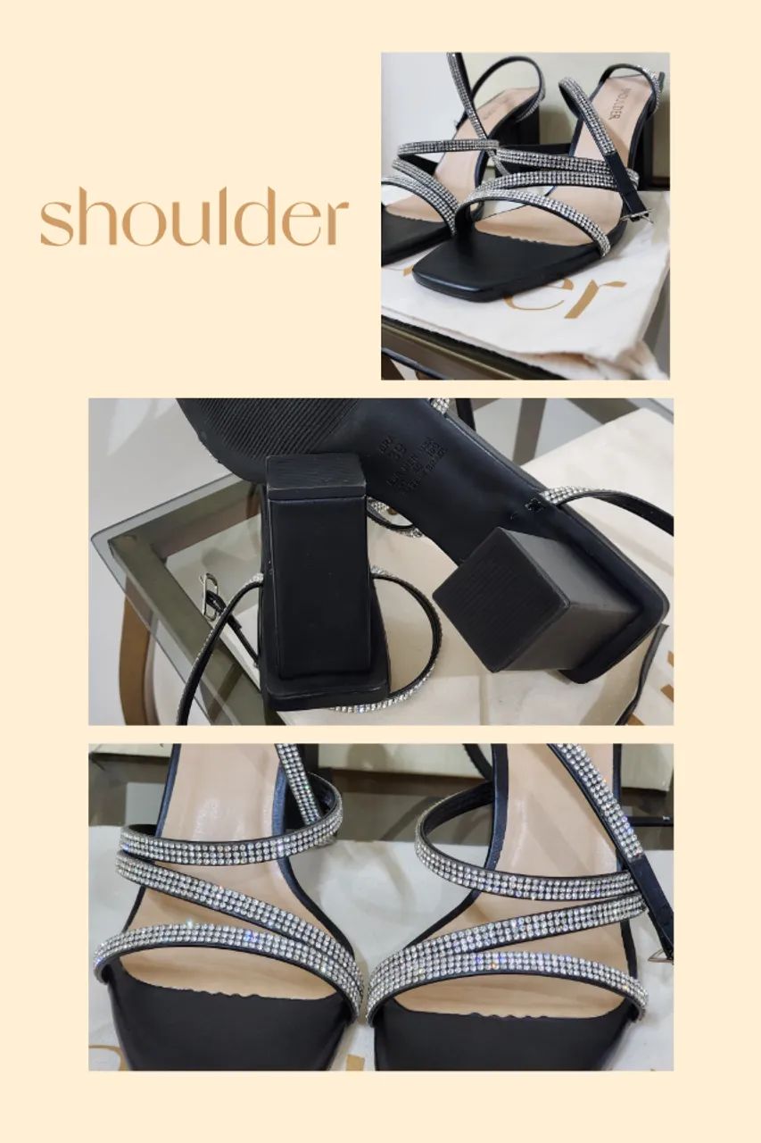 Sandália Strass Shoulder - Foto 3