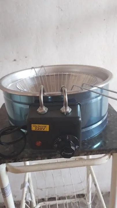 Fritadeira industrial Elétrica 220V 5L para vender rápido