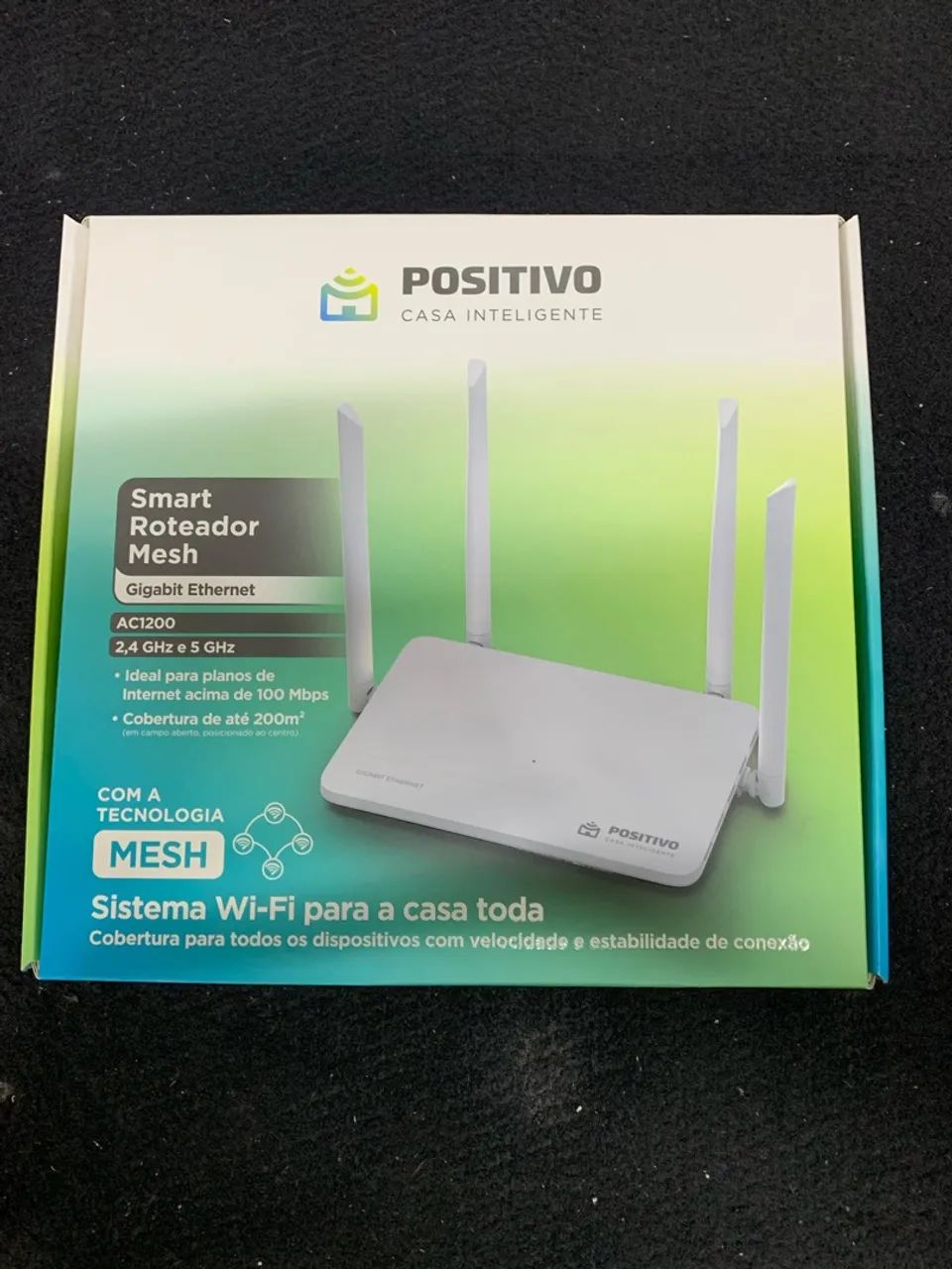 Roteador Mesh Wi-Fi Positivo AC1200 - Gigabit Ethernet