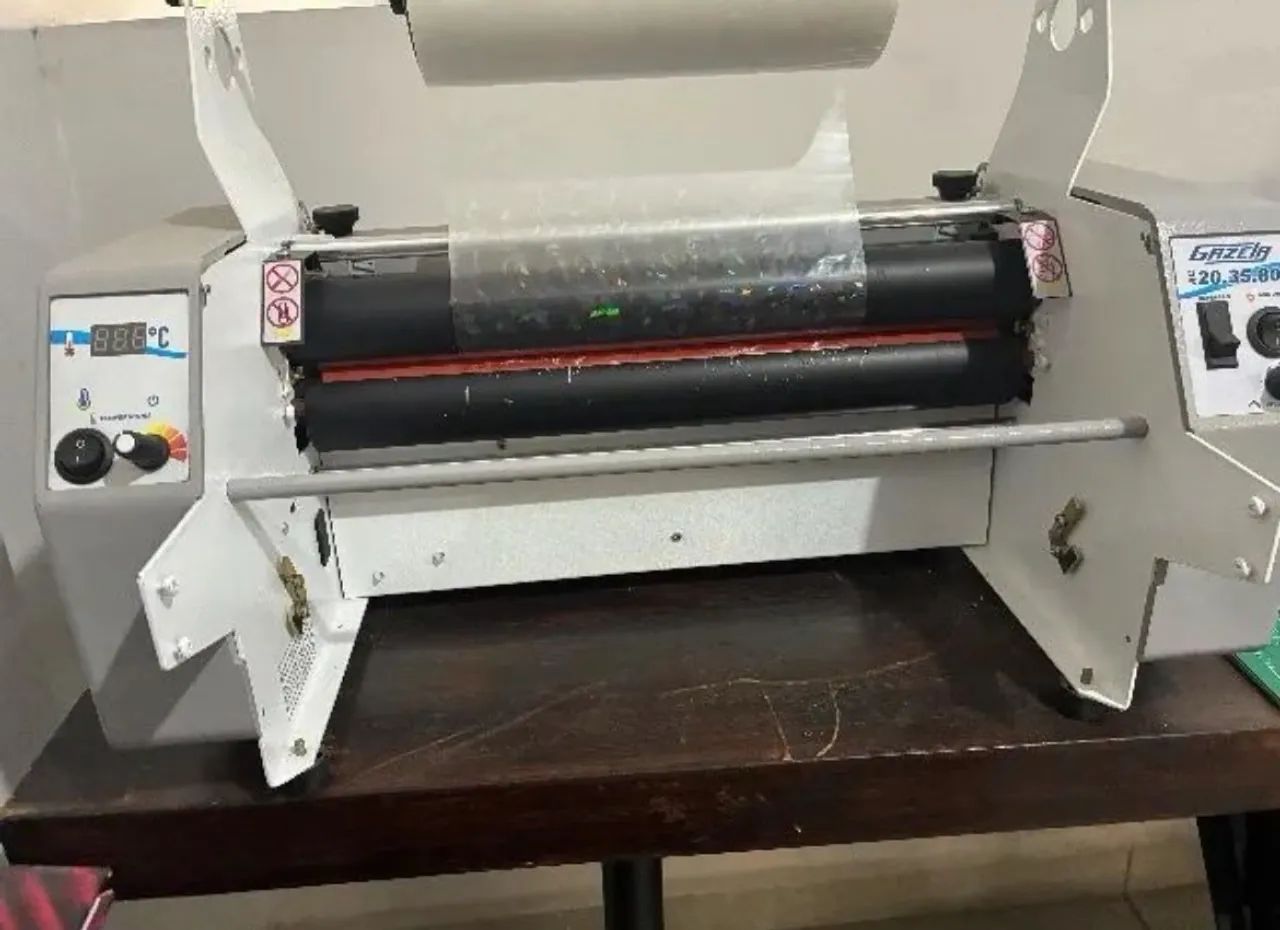 Laminadora Plastificadora Gazela 20.35.80 Seminova - Foto 5