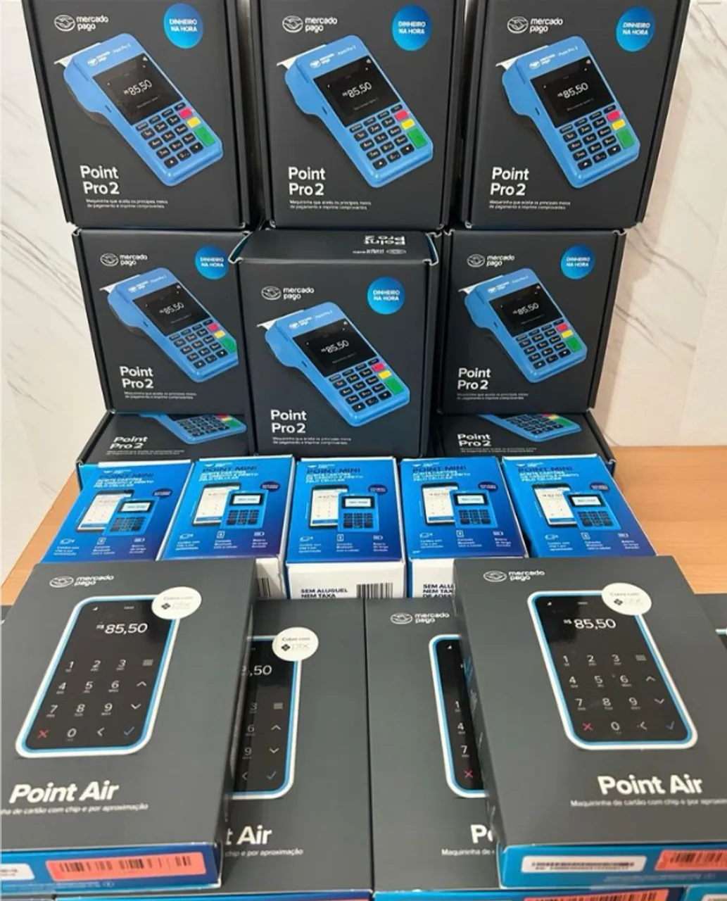 Maquininhas de cartão com Chip com entrega imediata em PVH