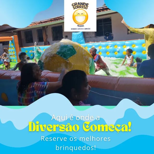 Locação de brinquedos para festas- Grande Sorriso Festas 