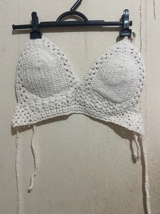 Top crochê 