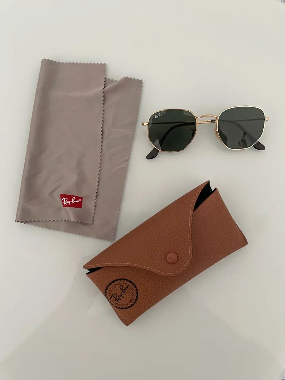 Óculos Ray-Ban Hexagonal Original - Foto 2