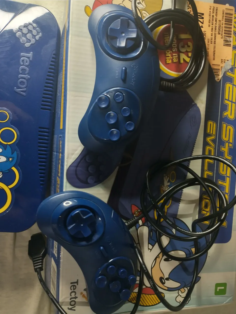Console Master System Evolution Sonic Tectoy reliquiaaa.