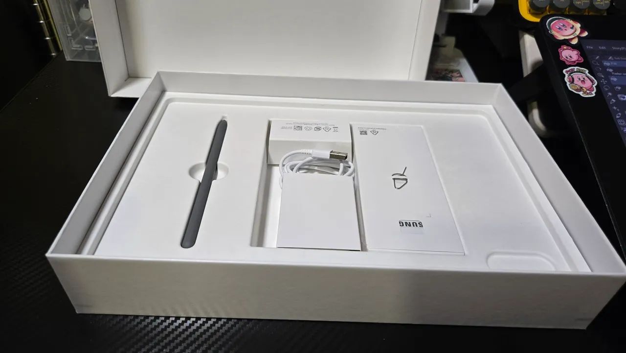 Usado - Samsung Galaxy Tab S9 Fe+ com acessórios   - Foto 5