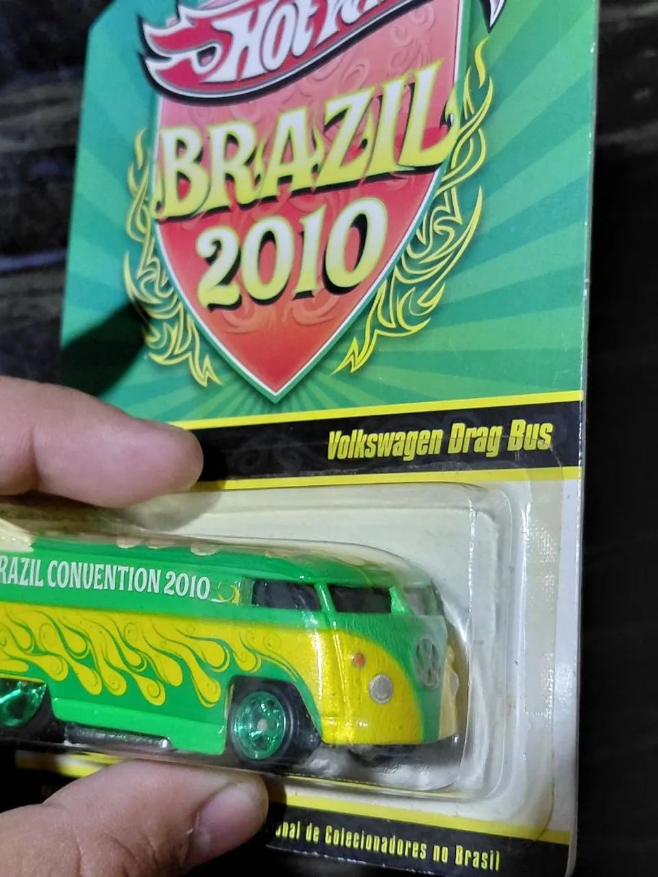 ミニカー Hot Wheels Volkswagen Drag BRAZIL 2010 Hot Wheels Volkswagen Drag Bus - Brazil 2010 - Hobbies e coleções