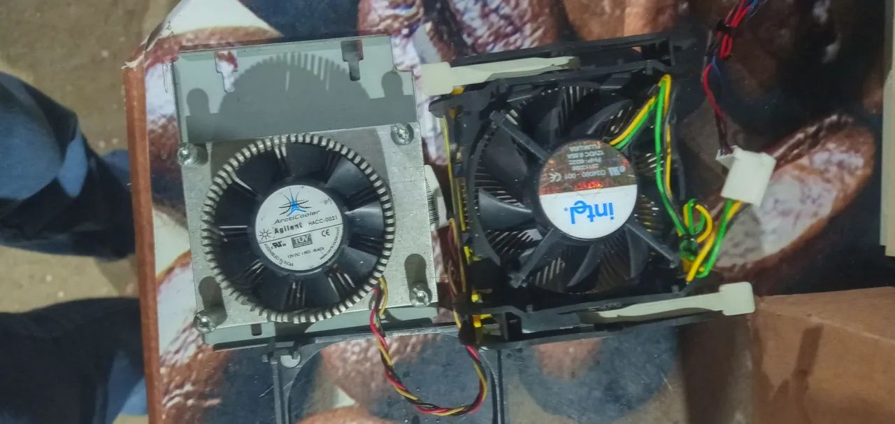 Cooler's 478 Intel e metal funcionando #process #cpu #motherboard478 - Foto 3