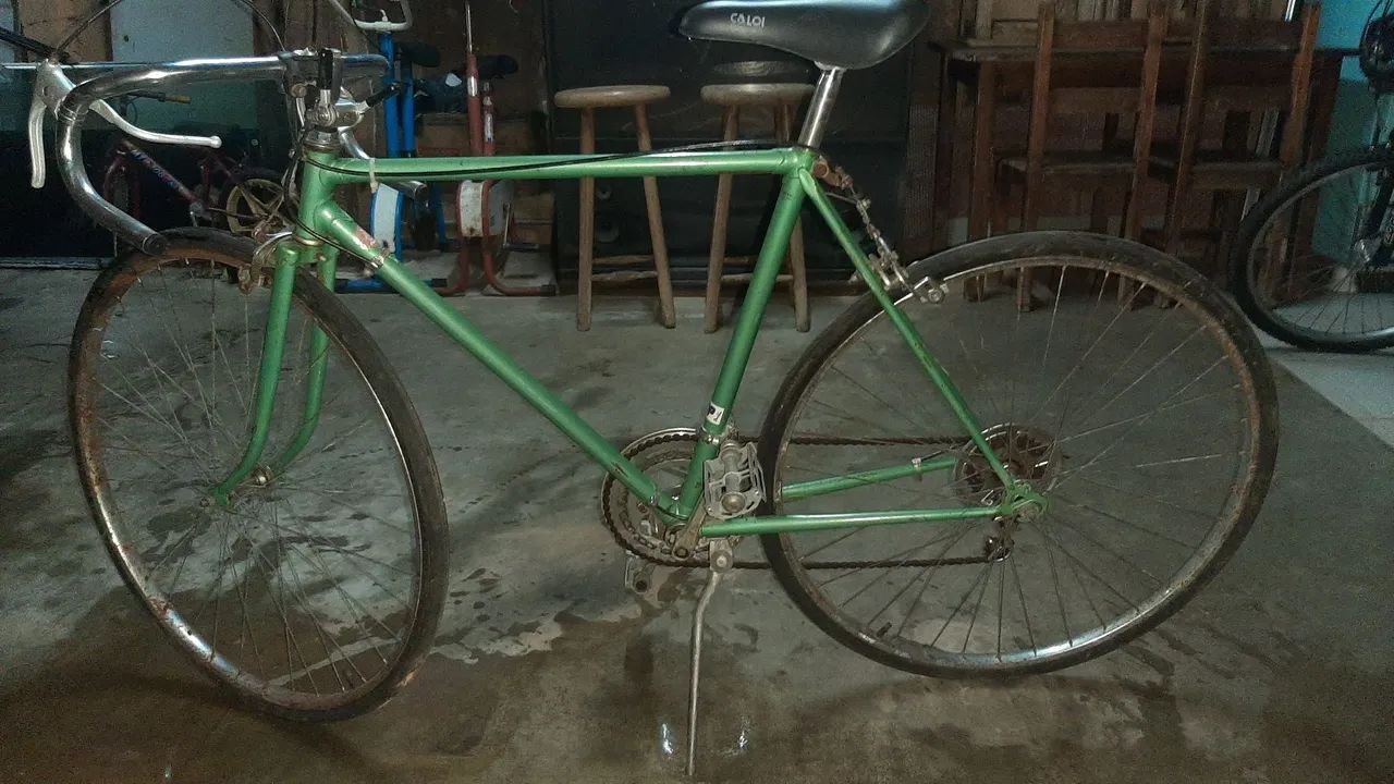 Bicicleta Caloi Antiga - Clássico em Verde - Foto 4