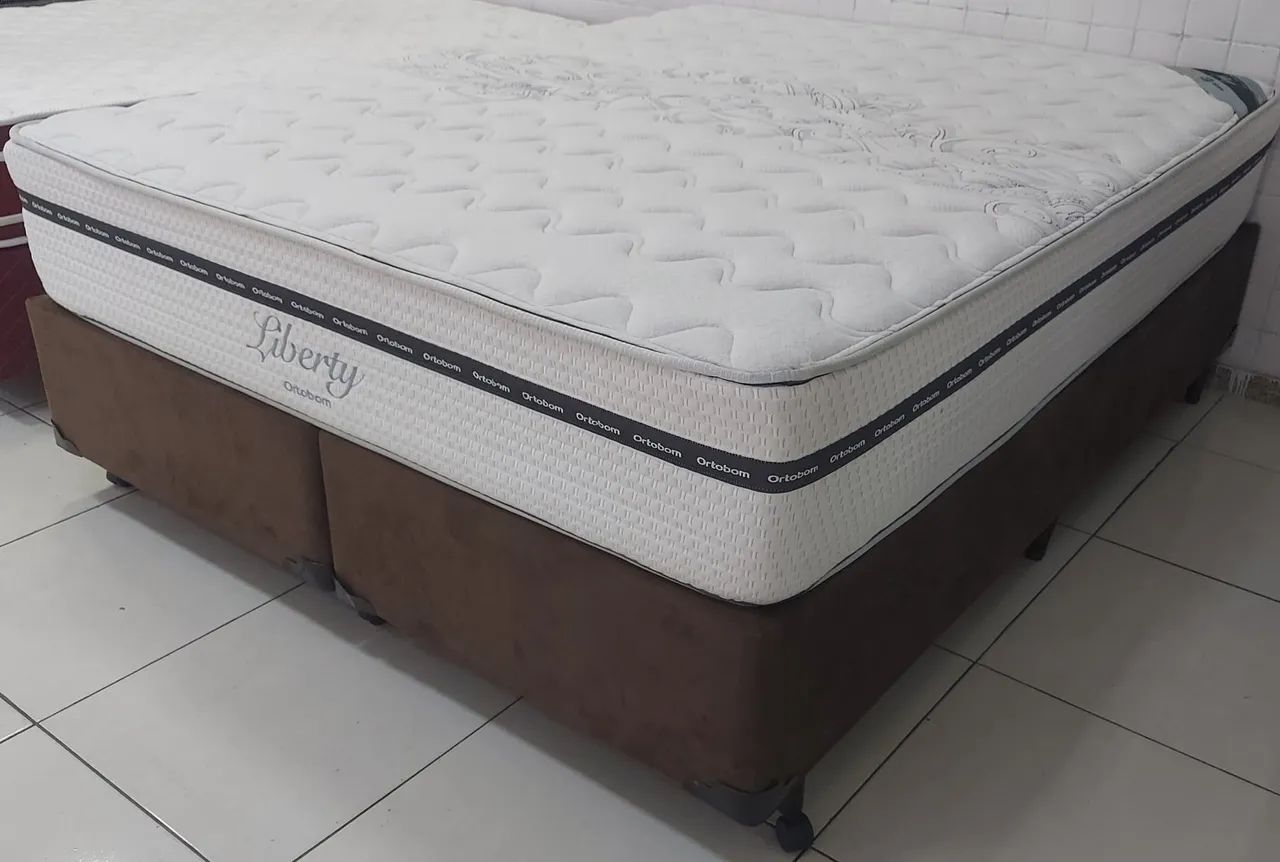 Cama Queen Size ortobom  entrega grátis  - Foto 5