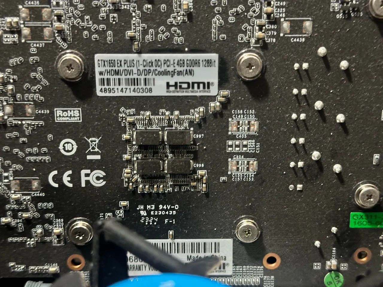 Placa de Vídeo GALAX GeForce GTX 1650 GDDR6 EX Plus - Foto 2