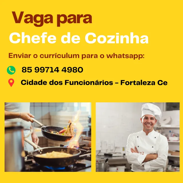 Vagas de emprego em Fortaleza e região, CE