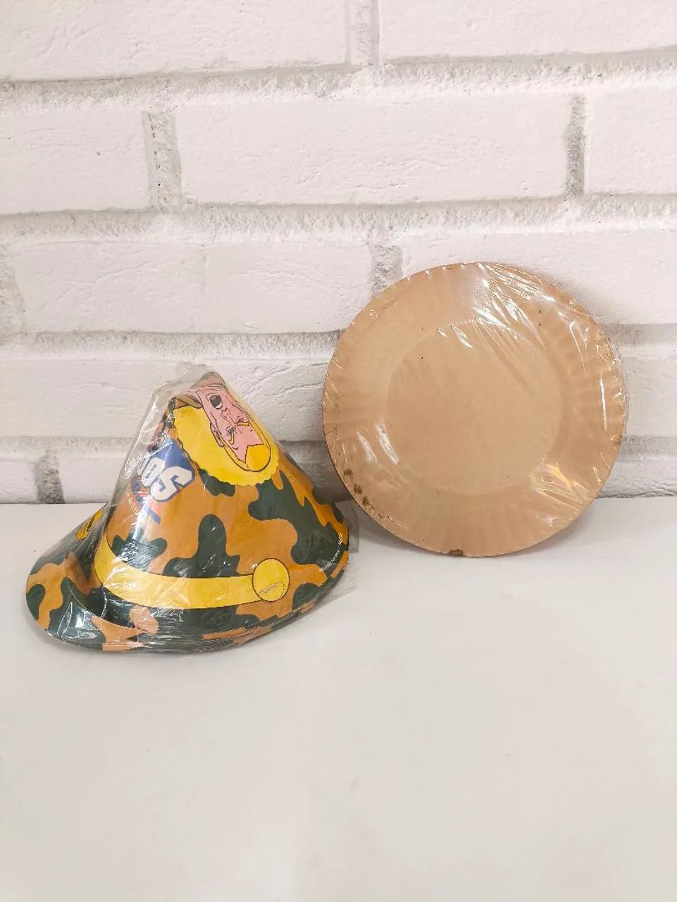 Kit de Festa Comandos em Ação Chapéus e Pratos de papel - Foto 2