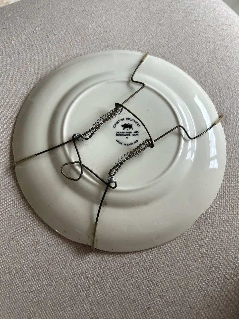 Vendo lindo prato de porcelana inglesa - Foto 4
