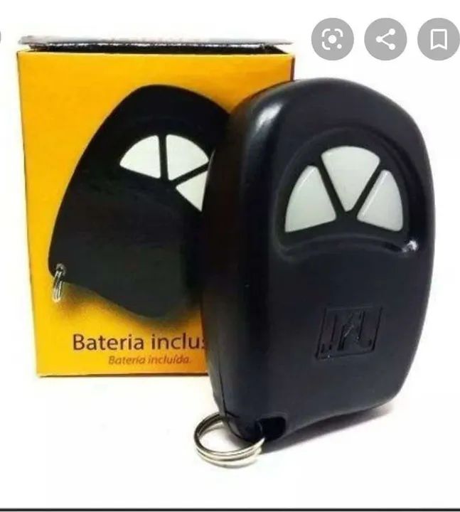 Controles para portão, centrais de cerca e centrais de alarme.