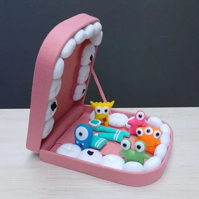 Kit Educativo - Boca Divertida de Feltro - Foto 2