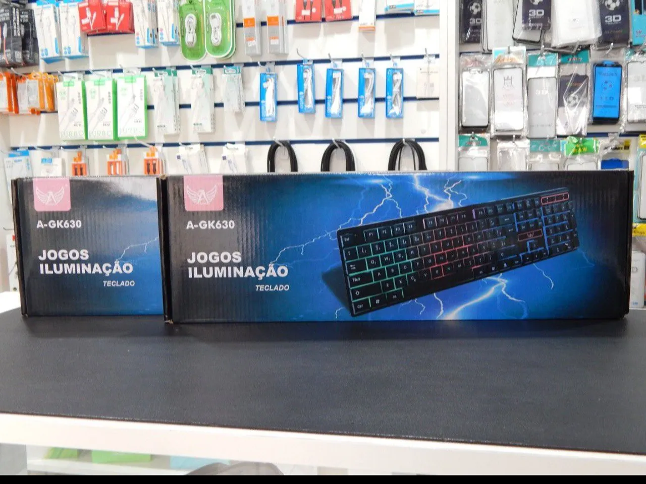 Teclado RGB Gamer com fio Altomex